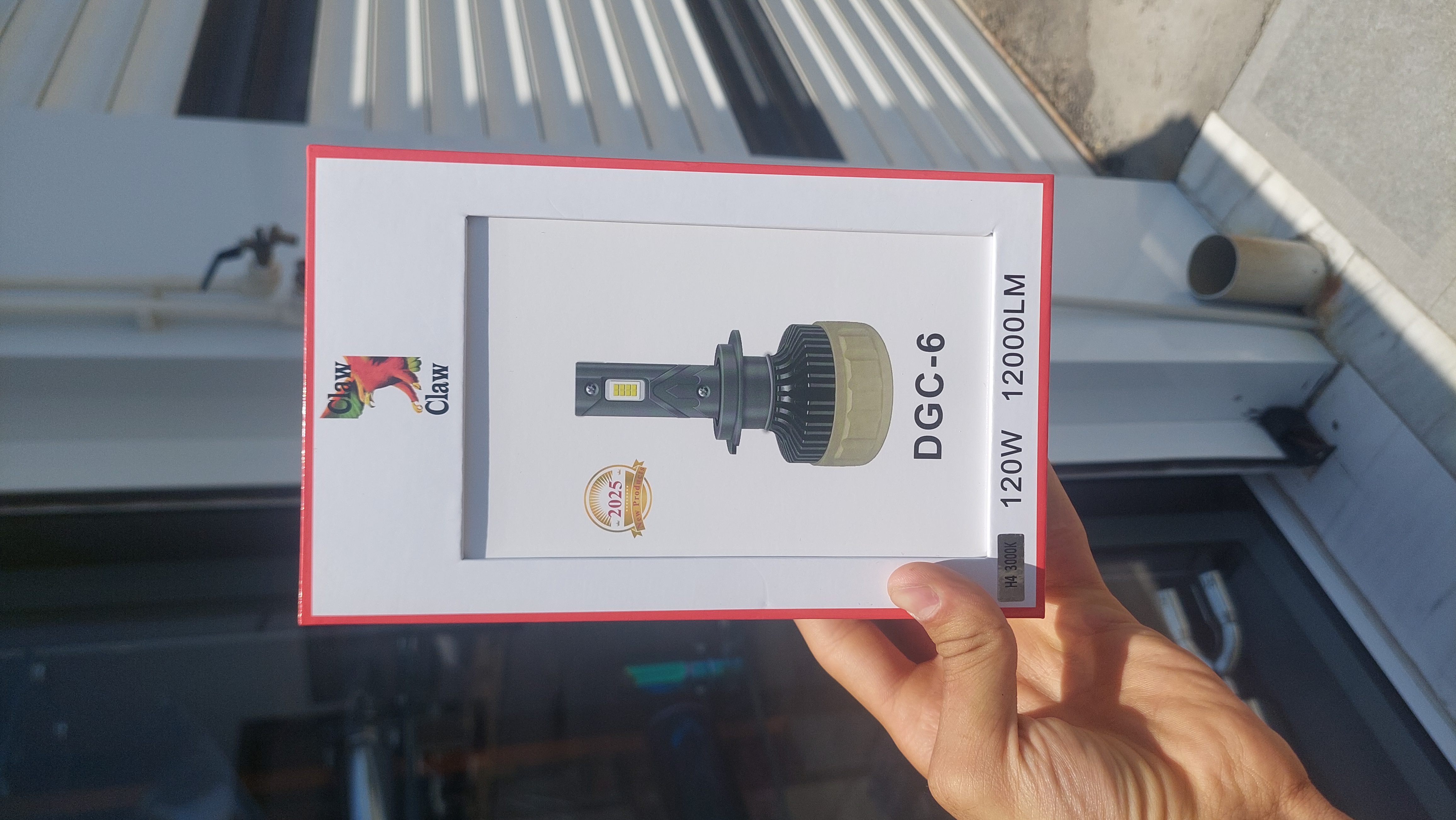 هدلایت Claw DGC-6 H4 زرد لیمویی