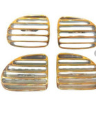 دریچه کولربخاری اسپرت206.موجود در رنگبندی های کروم براق.دودی.طلایی