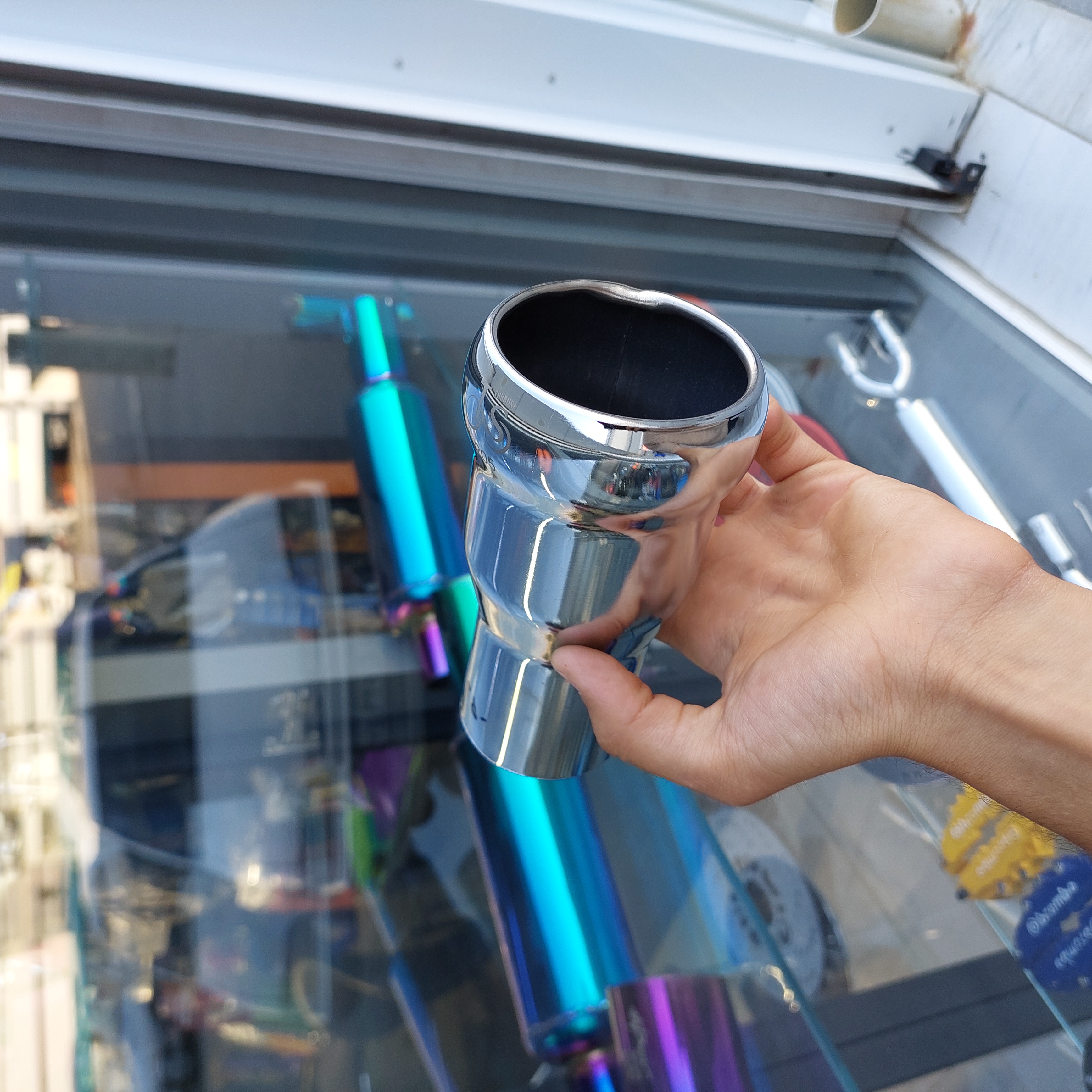 سر اگزوز استیل ضد زنگ